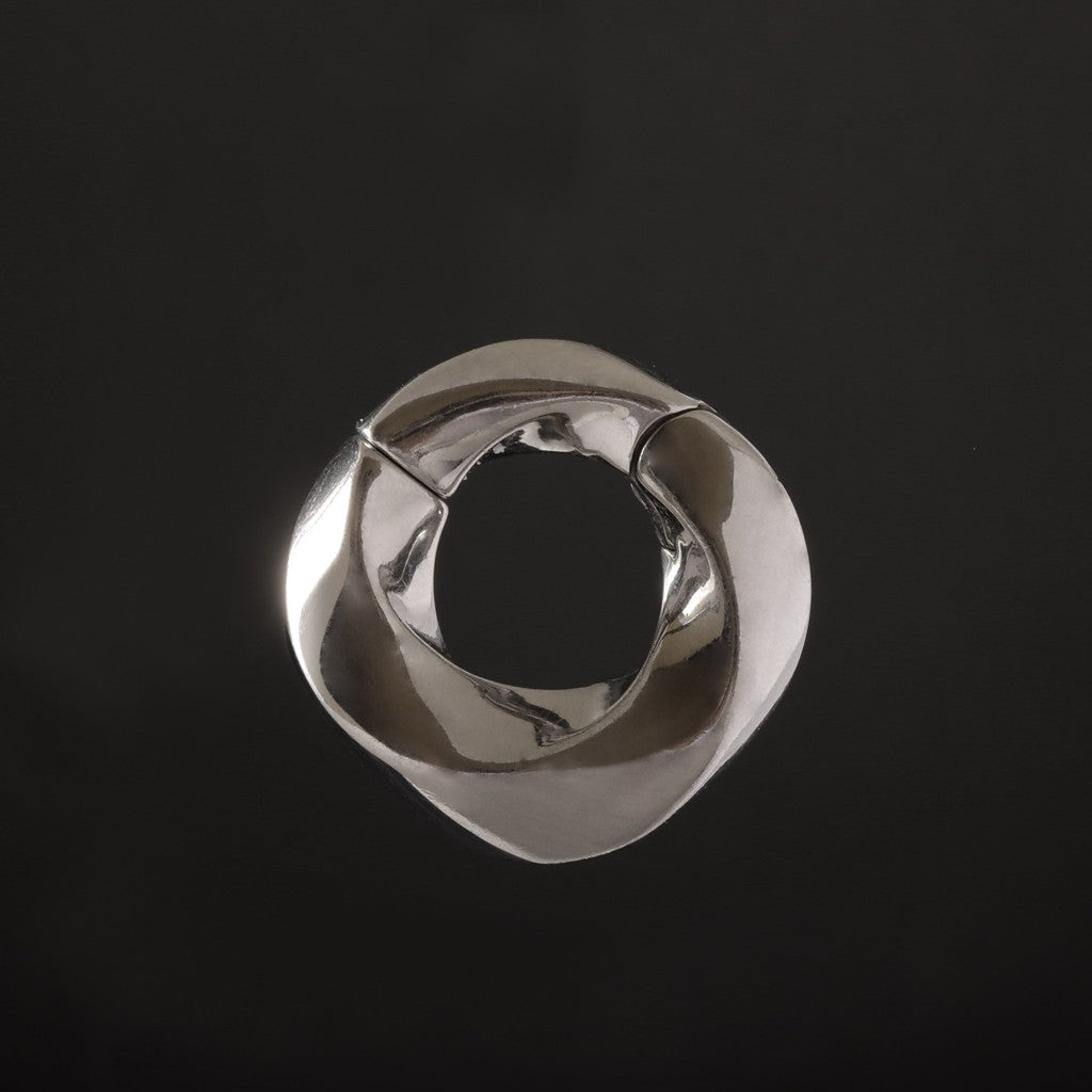 Mobius Ear Weights/ 6mm Gauge for Stretched Ear/ 2G Ear Plug/ Heavy Gauge Ring/ Ear Weights Hoop/ Ear Lobe Hanger