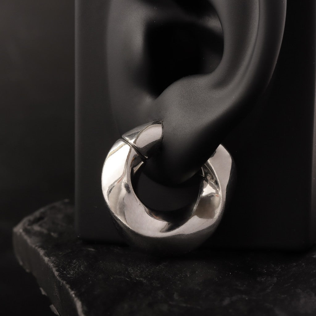 Mobius Ear Weights/ 6mm Gauge for Stretched Ear/ 2G Ear Plug/ Heavy Gauge Ring/ Ear Weights Hoop/ Ear Lobe Hanger
